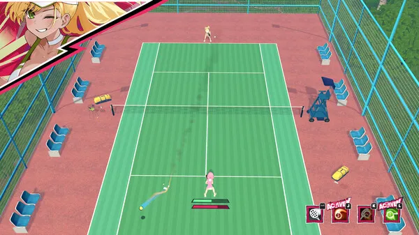 screenshots of Academy Love Saga: Tennis Angels EX